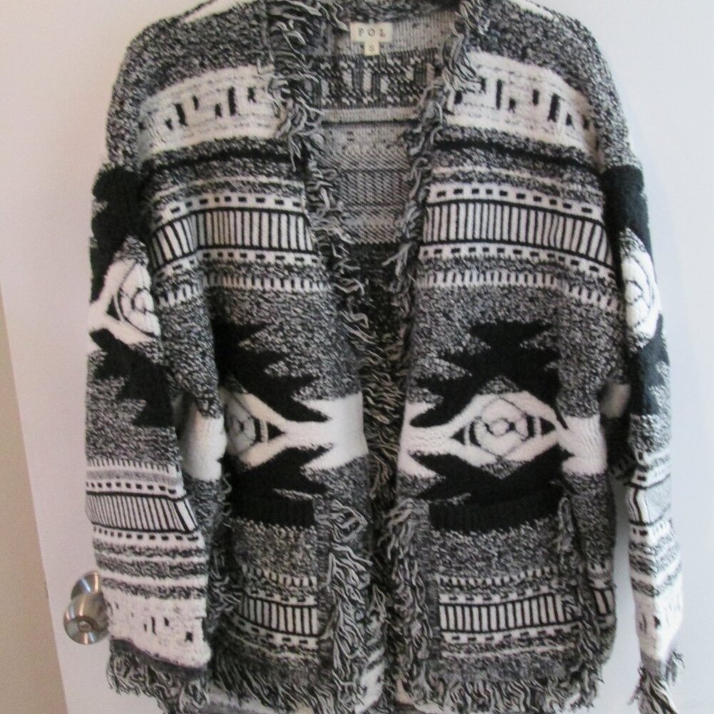 Sante Fe Style Fringe POL Cardigan – BOHO NEW - Picture 5 of 12